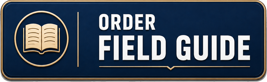 Order the field guide