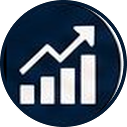 A rising bar chart